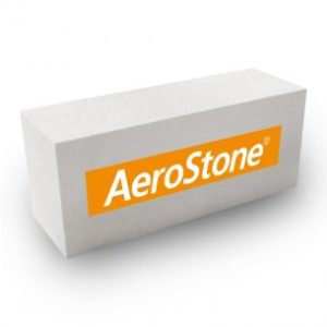 Газосиликатный блок Aerostone D400 625x200x250 стеновой фото