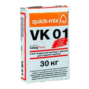 Кладочный раствор для лицевого кирпича Quick Mix VK 01 фото
