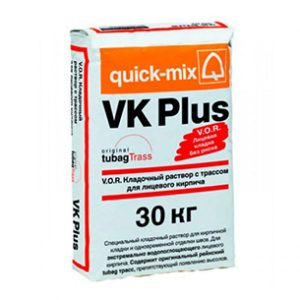Кладочный раствор для лицевого кирпича Quick Mix VK plus фото