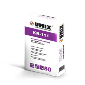Кладочный раствор UMIX KR-111 белый фото