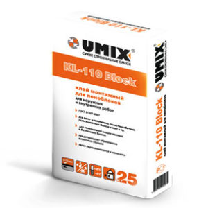 Клей монтажный UMIX KL-110 Block фото