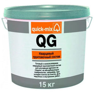 Кварцевый грунтовочный состав Quick Mix QG фото