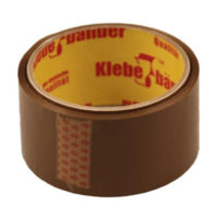 Лента клейкая Klebebander коричневая 40 мк 42000х50 мм фото