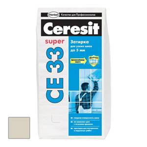 Затирка Ceresit CE 33 Super бежевая 2 кг фото