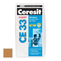 Затирка Ceresit CE 33 Super коричневая 2кг фото