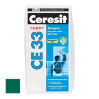 Затирка Ceresit CE 33 Super зеленая 2 кг фото